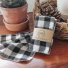 Taradale Kitchen Co Unpaper Towels Black Gingham