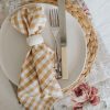 Caramel Gingham Napkin